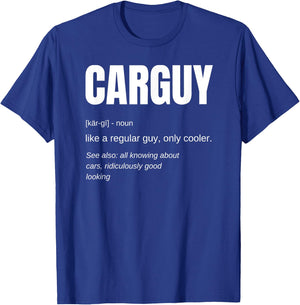 Funny Gift Car Guy Definition T-Shirt - T-Shirt | Royal