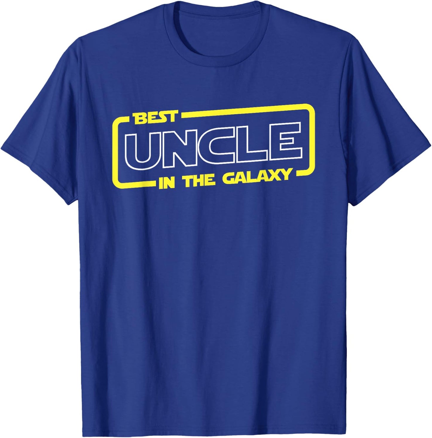 Best Uncle In The Galaxy Family Gratefulness Shirt T-Shirt - T-Shirt | Royal