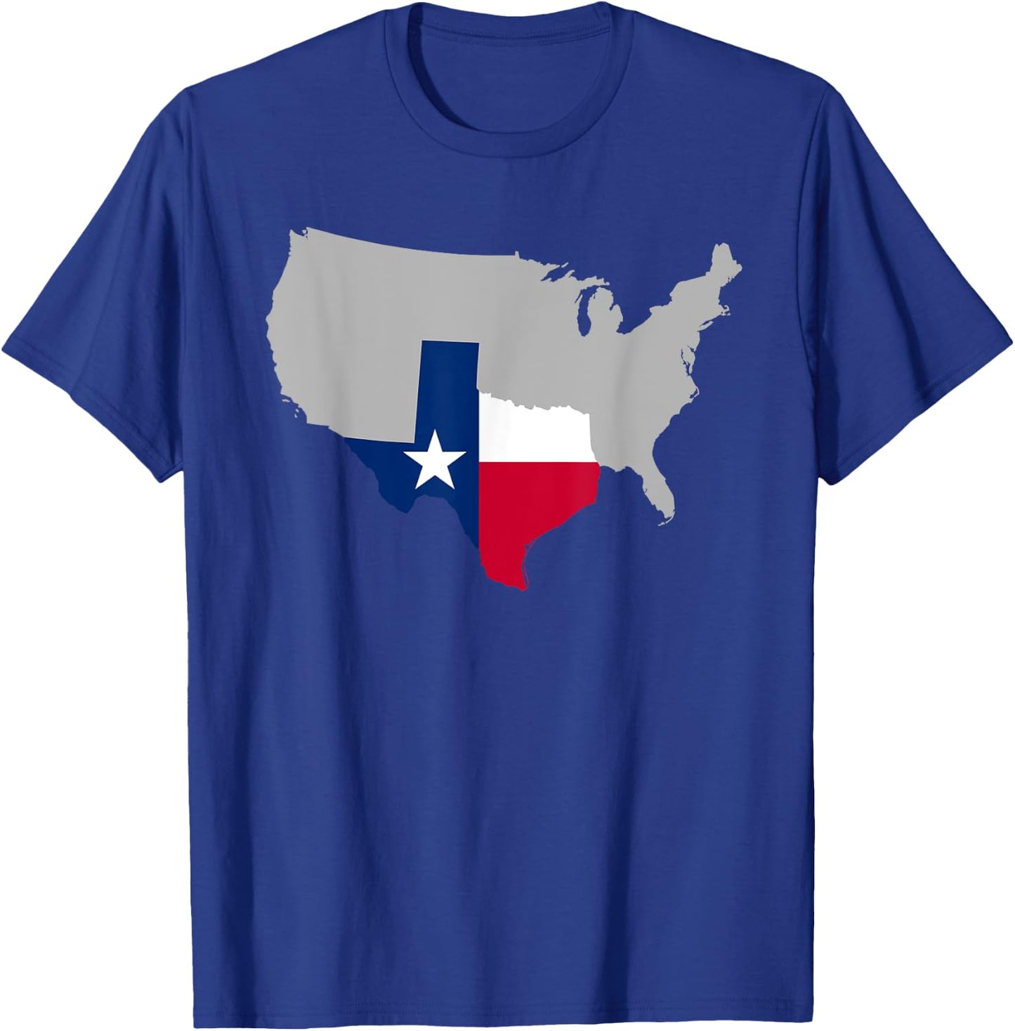 Texas Map T-Shirt - T-Shirt | Royal