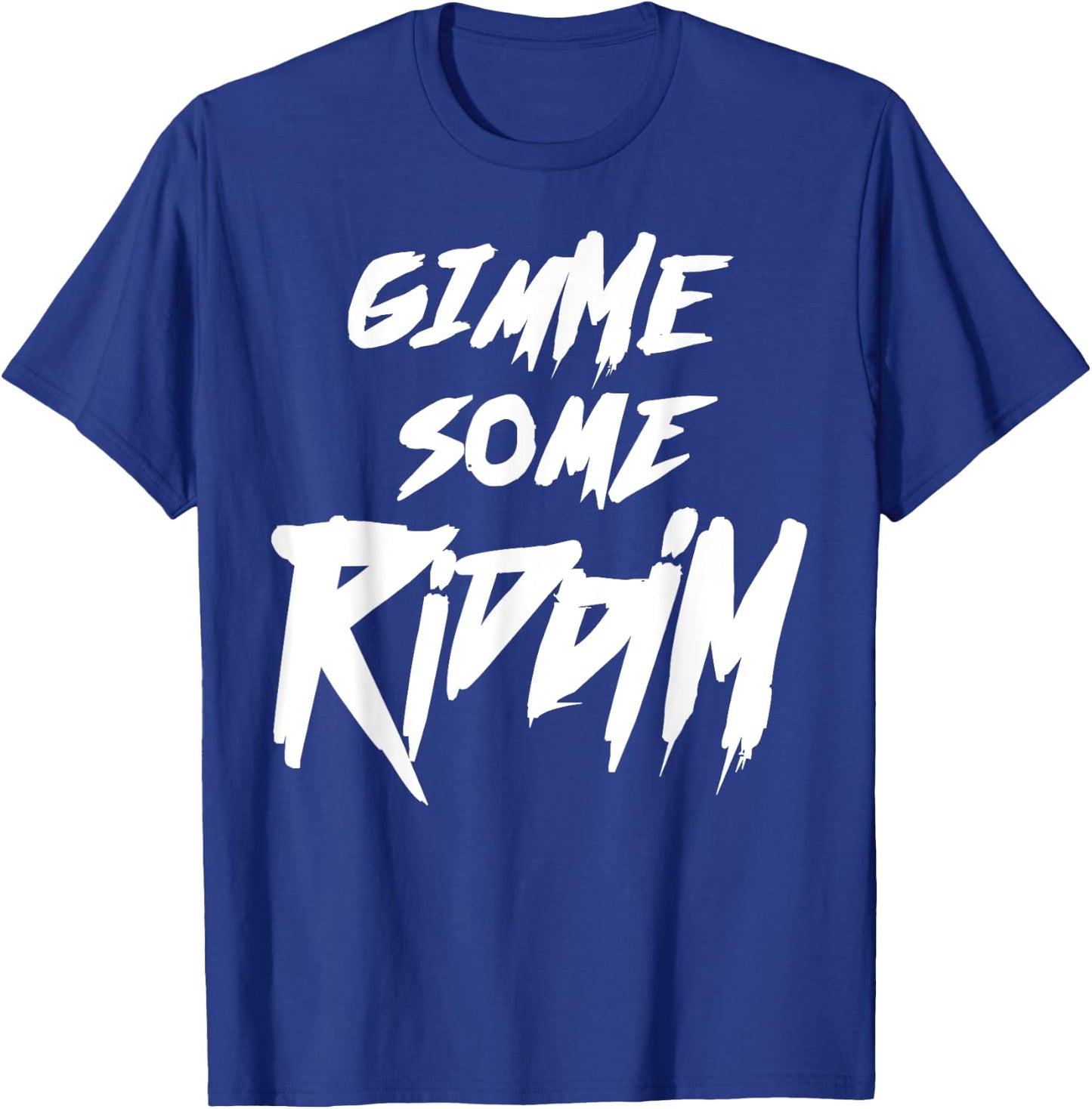 Riddim Shirt, Dubstep, Rave, EDM, Bass Head, Headbanger T-Shirt - T-Shirt | Royal