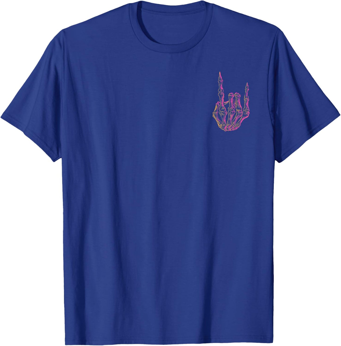 Skeleton Hand Peace Sign Halloween Costume Kids T-Shirt - T-Shirt | Royal