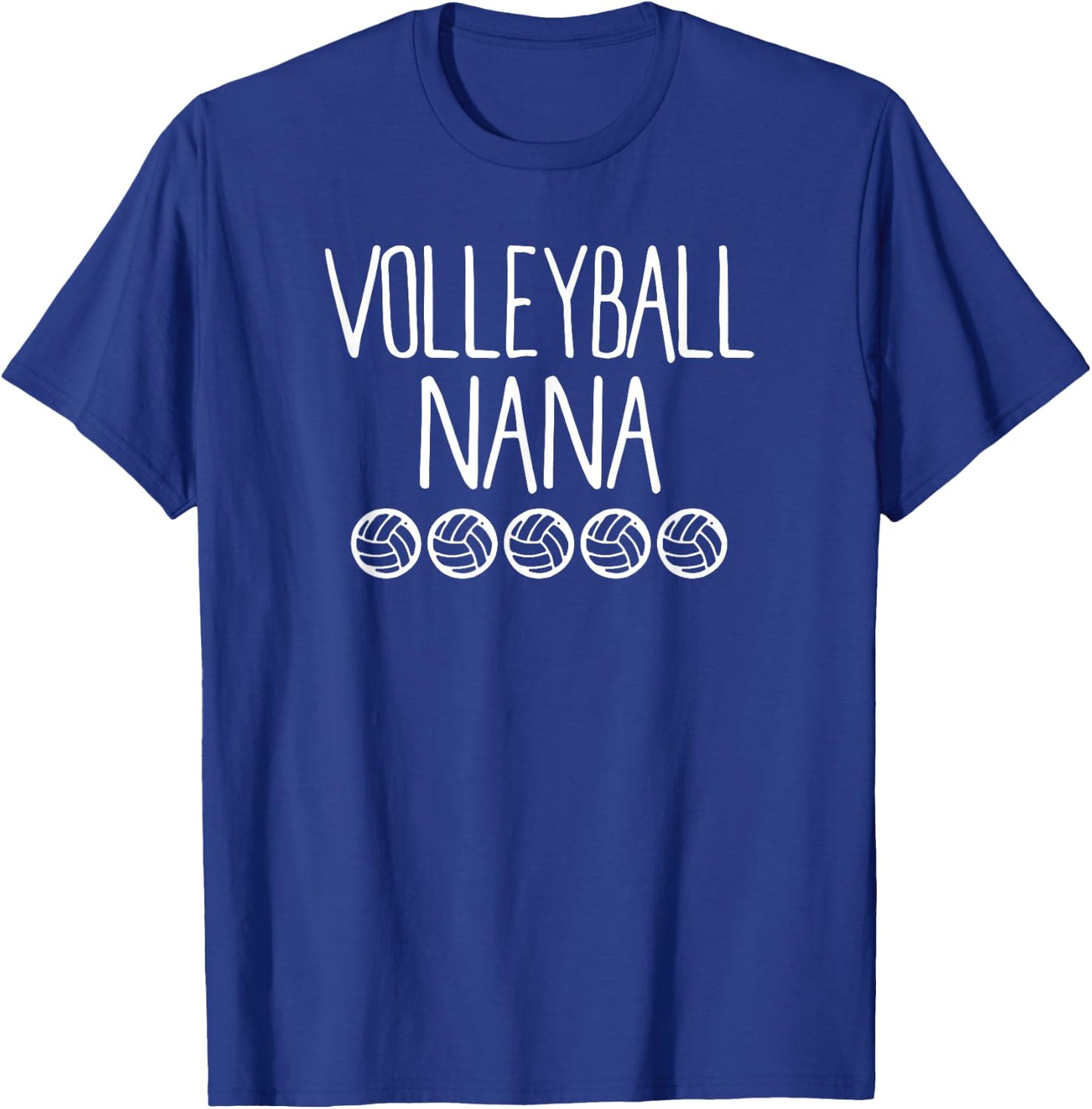 Cute Volleyball Nana Shirt Sports Shirt T-Shirt - T-Shirt | Royal