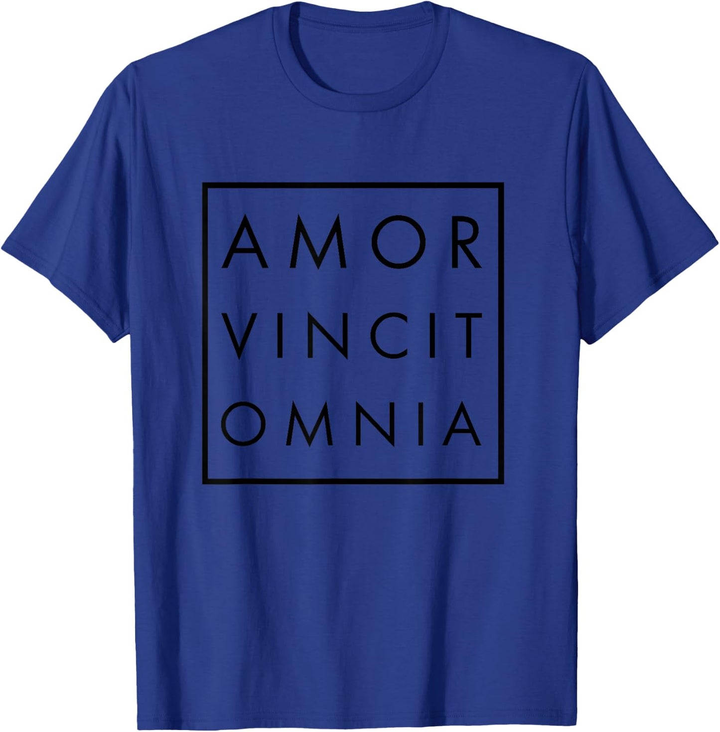 Amor Vincit Omnia T-Shirt - T-Shirt | Royal