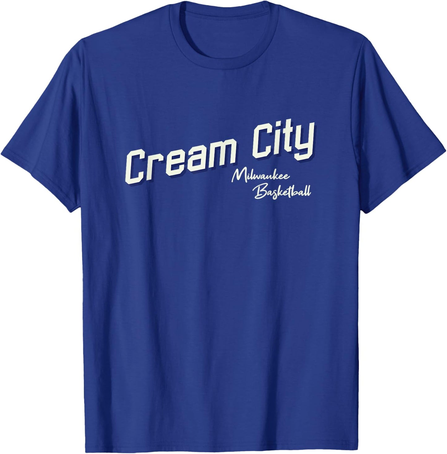 Milwaukee Cream City Basketball Wisconsin Practice Jersey T-Shirt - T-Shirt | Royal