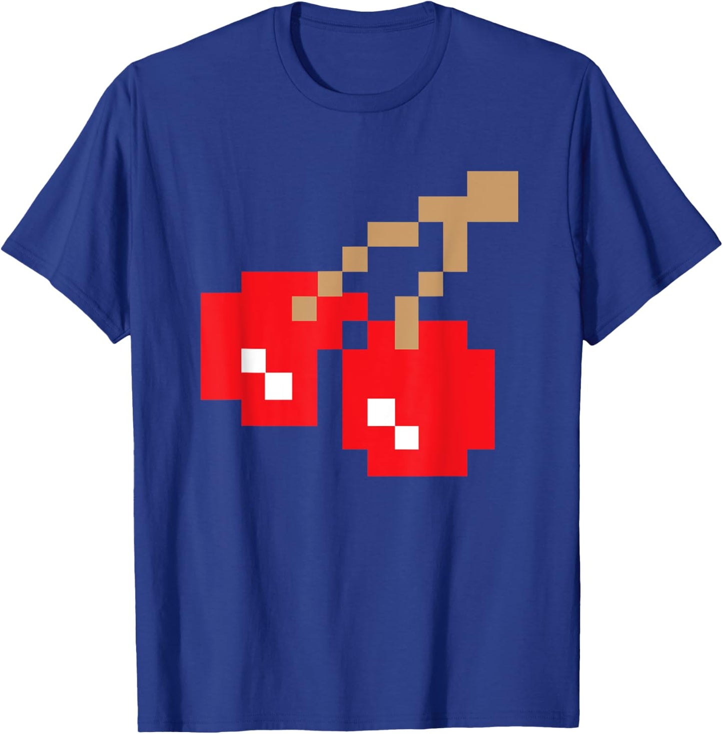 Retro Arcade Game Cherries T-Shirt - T-Shirt | Royal