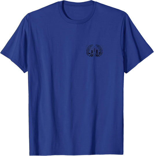 Army Warrant Officer Cohort with Ranks Front and Back Print T-Shirt - T-Shirt | Royal