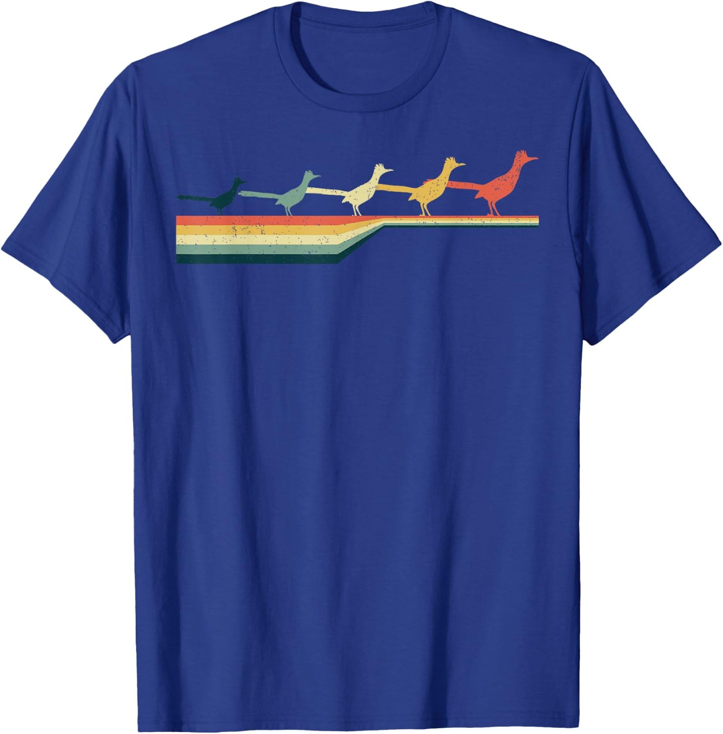 ROADRUNNER Vintage Retro Style Cute Bird Gift T-Shirt - T-Shirt | Royal