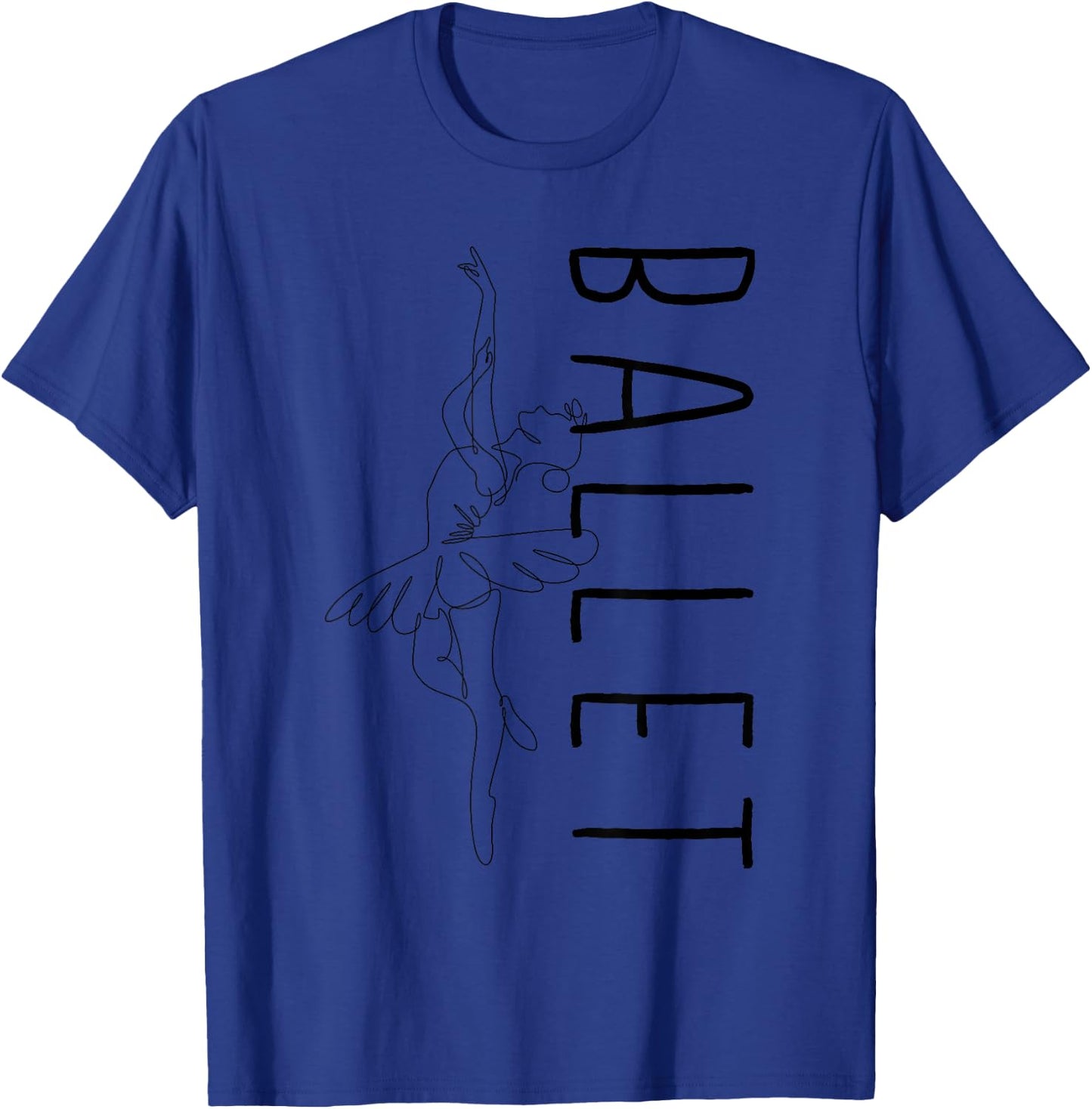Funny Ballet Dance Danseuse Ballerina En Pointe Shoe Lovers T-Shirt - T-Shirt | Royal