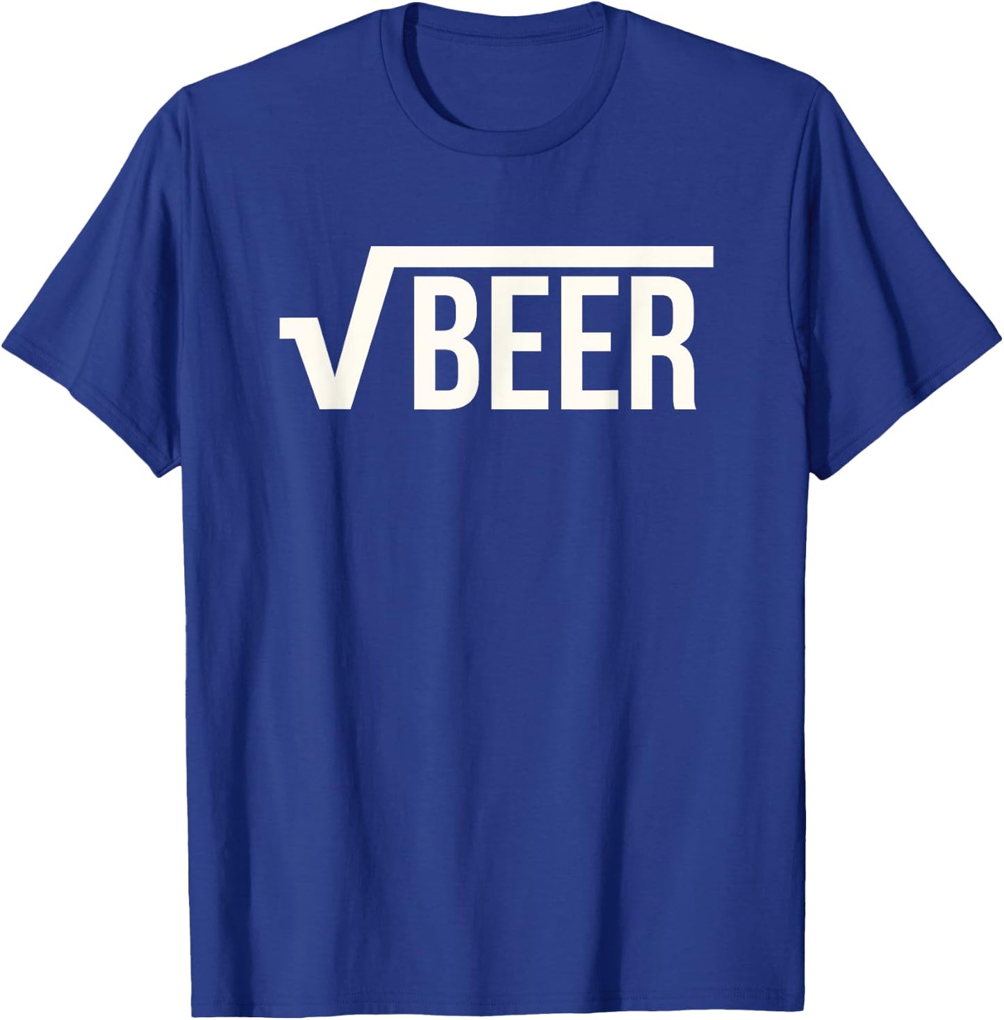 Root Beer (Square Root of Beer) Math Joke T-Shirt - T-Shirt | Royal