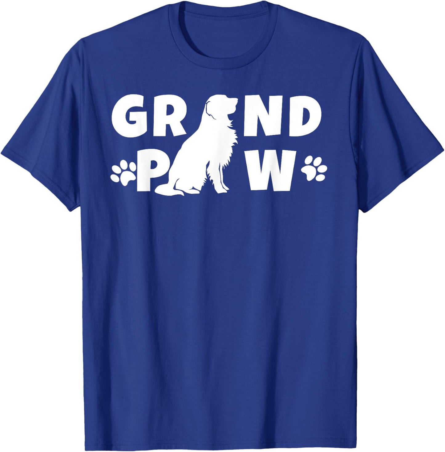 Golden Retriever Grandpa Grand Paw Shirt Dog Lover Grandpaw T-Shirt - T-Shirt | Royal