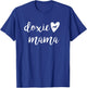 Women's Doxie Mama Dachshund Wiener Dog & Puppy T-Shirt - T-Shirt | Royal