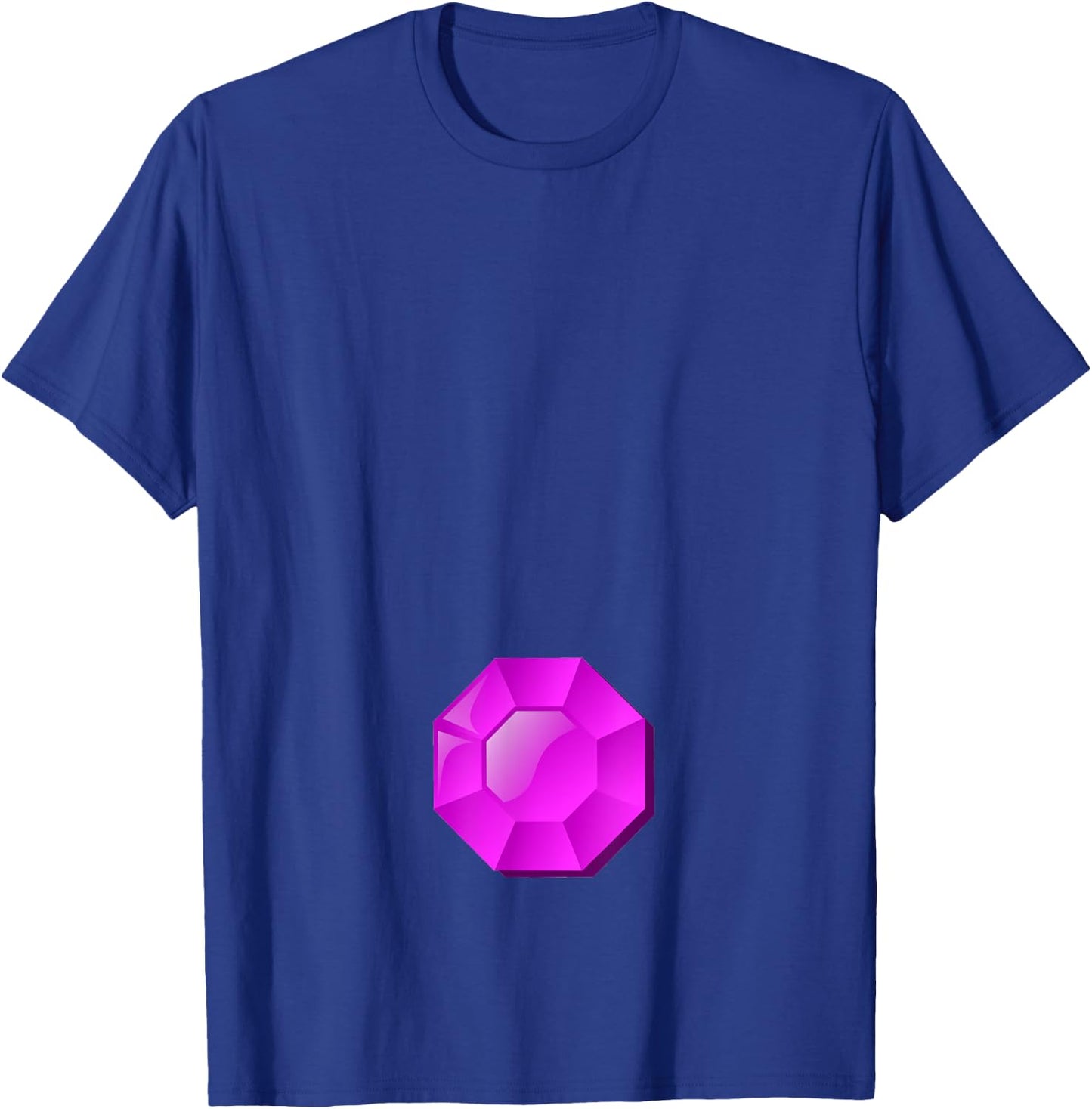 Troll Costume - Gem Belly Button T-Shirt - T-Shirt | Royal