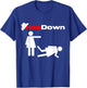 Funny Country Shirt: Hoe Down T-Shirt - T-Shirt | Royal