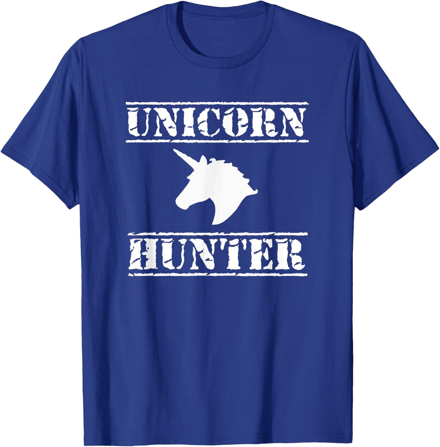 Unicorn Hunter , Horse Humor Novelty T-Shirt - T-Shirt | Royal