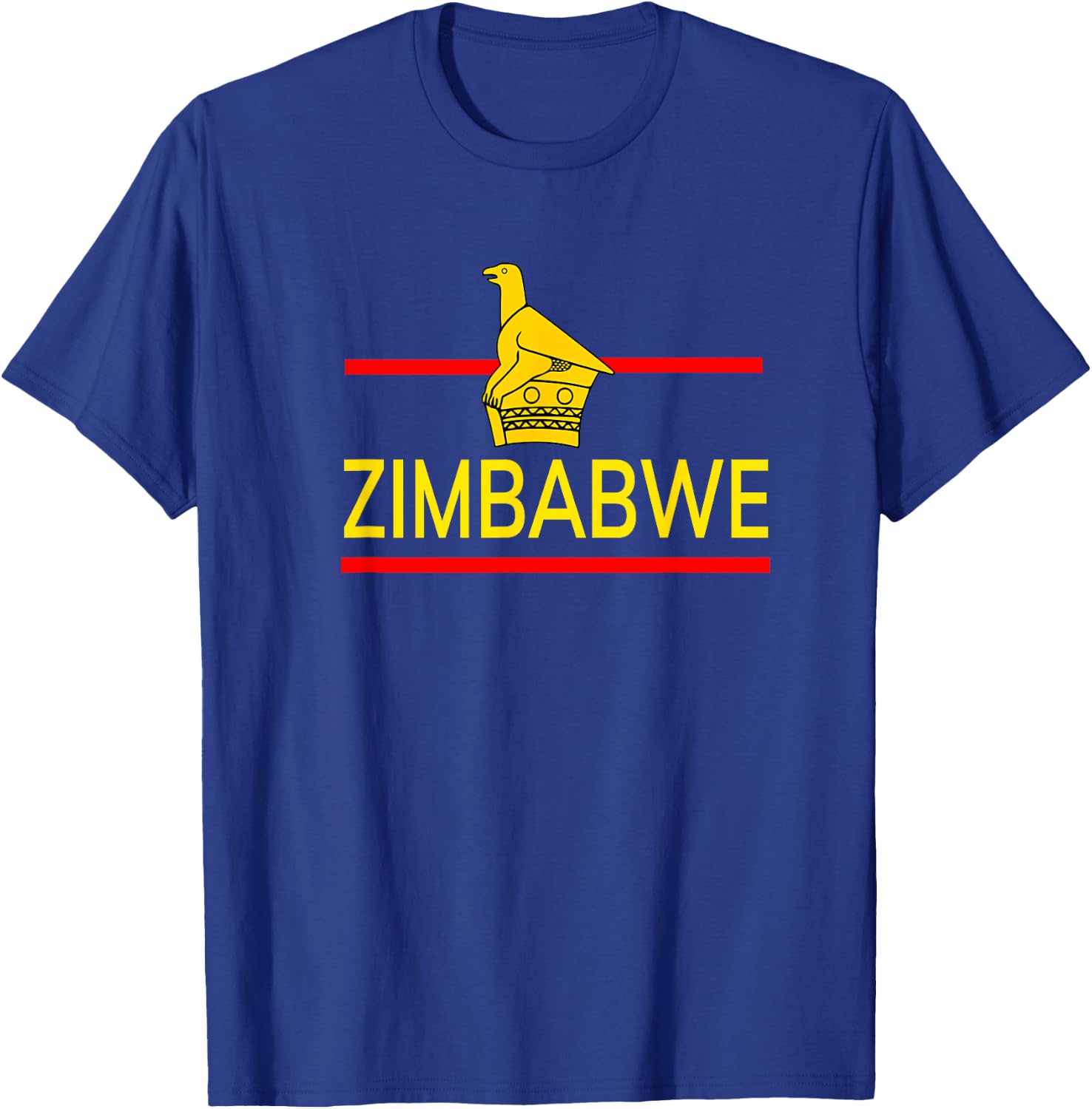 Zimbabwe Bird Zimbabwean T-Shirt - T-Shirt | Royal