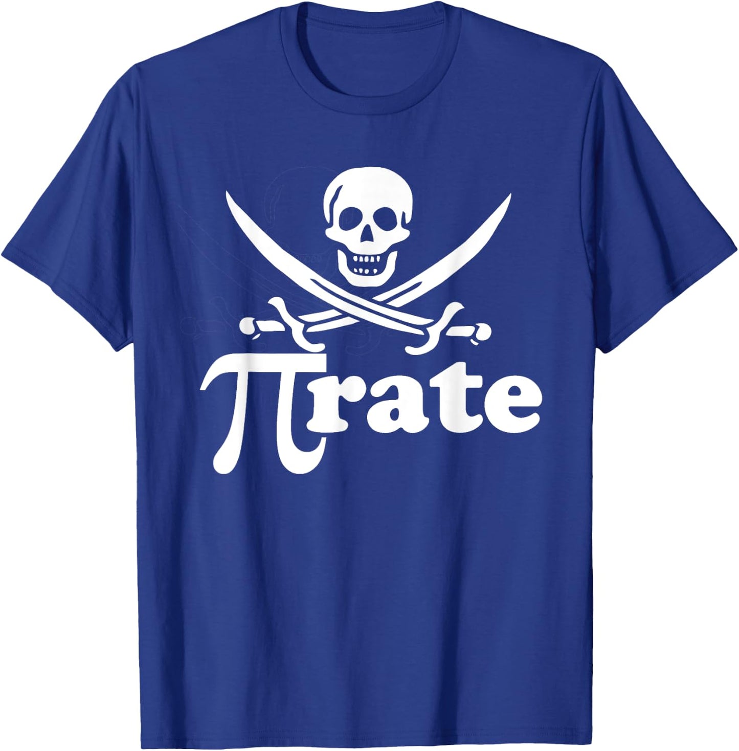 Pirate pi rate shirt for pi day math pirates T-Shirt - T-Shirt | Royal