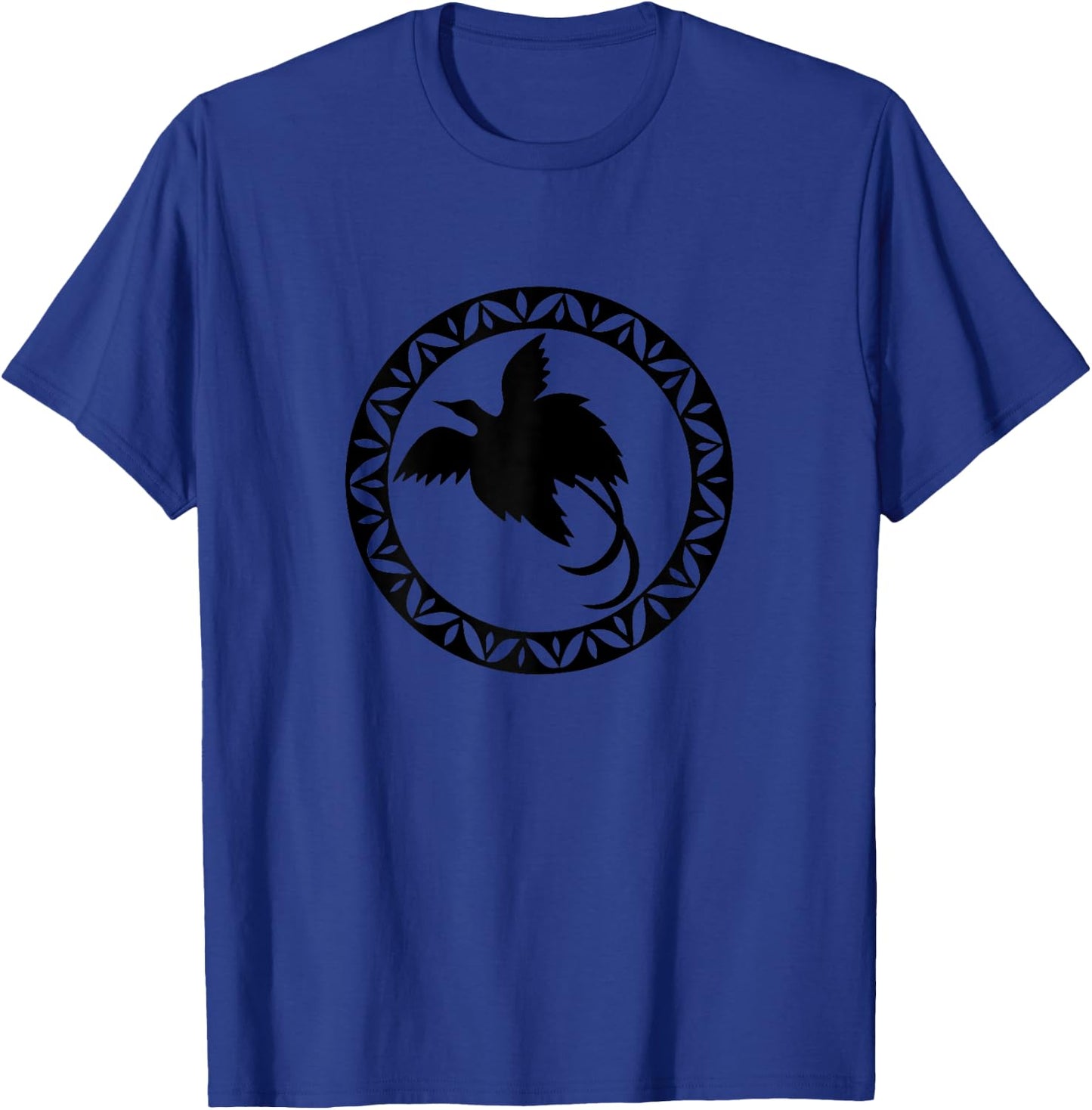 Women - Papua New Guinea Bird Of Paradise in Tribal Circle T-Shirt - T-Shirt | Royal