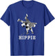 Hippie Hip Check Hockey T-Shirt - T-Shirt | Royal