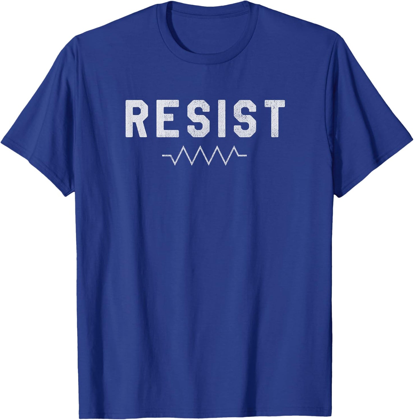 Resist Electrical Symbol for Resistance Shirt T-Shirt - T-Shirt | Royal