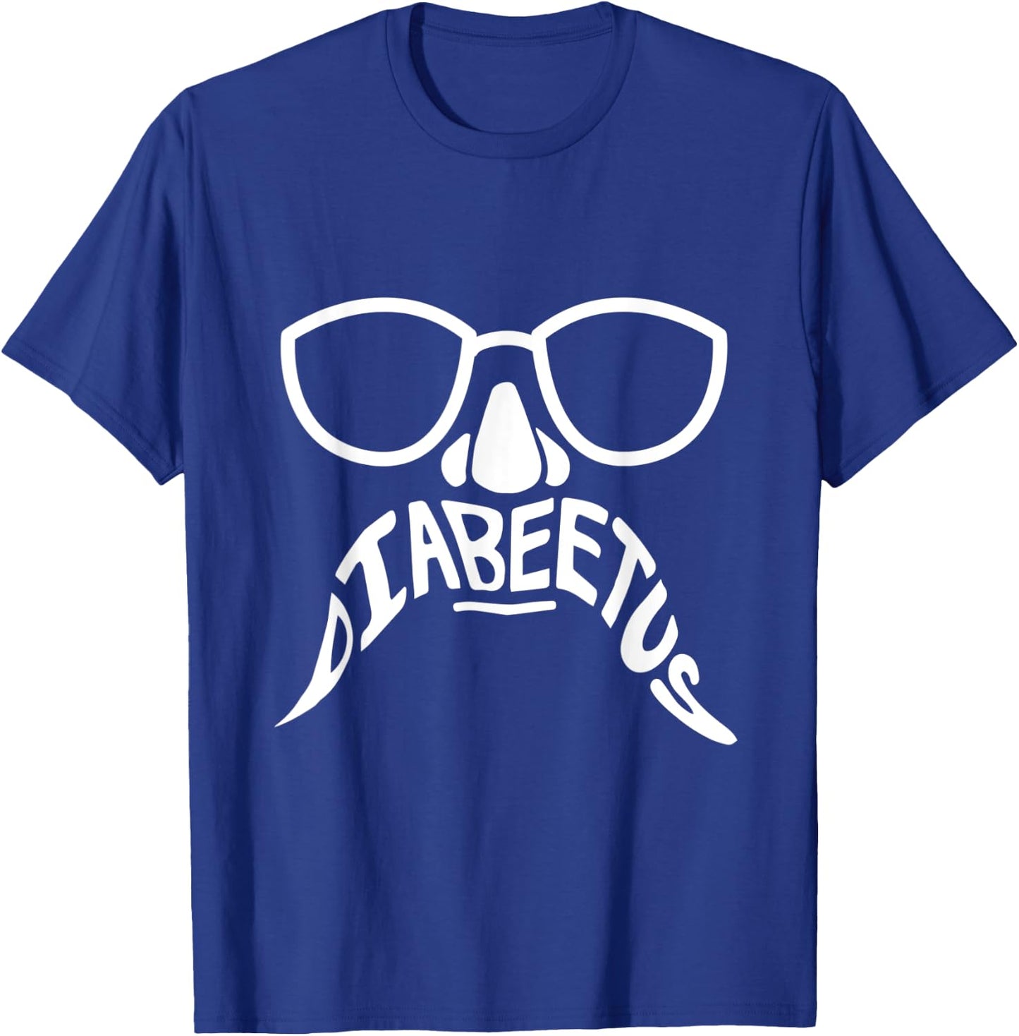 Diabeetus Awareness Diabetic Beard Support T-Shirt - T-Shirt | Royal