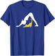 Cat Yoga Downward Dog Pose w Downward Cat T Shirt T-Shirt - T-Shirt | Royal