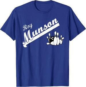 Funny Roy Munson king pin bowling t shirt T-Shirt - T-Shirt | Royal