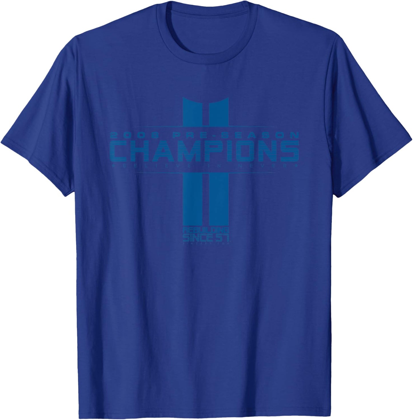 2008 Pre Season Champs T-Shirt - T-Shirt | Royal