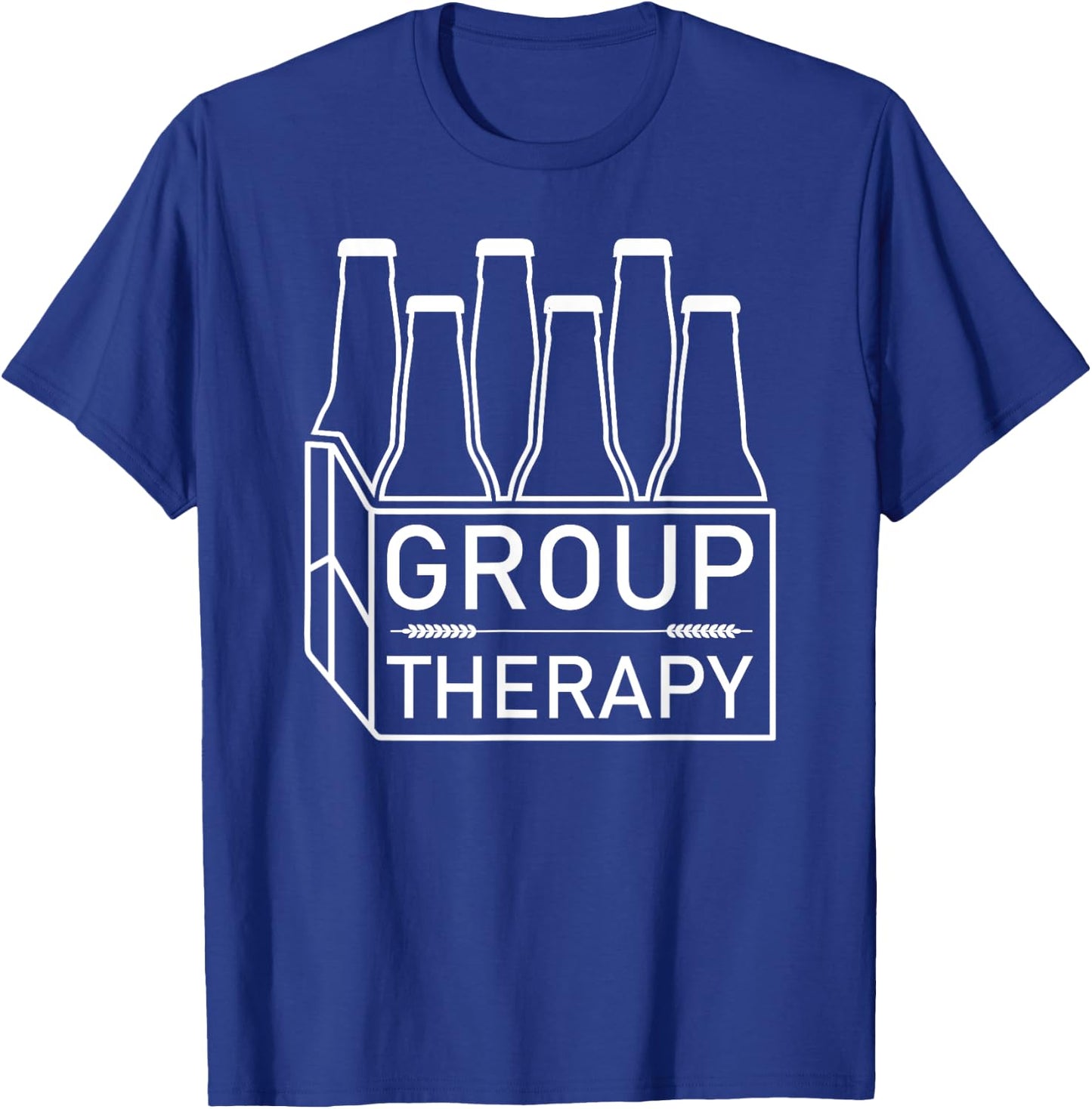 Six Pack Group Therapy Funny Beer Drinkers Alcohol T-Shirt - T-Shirt | Royal