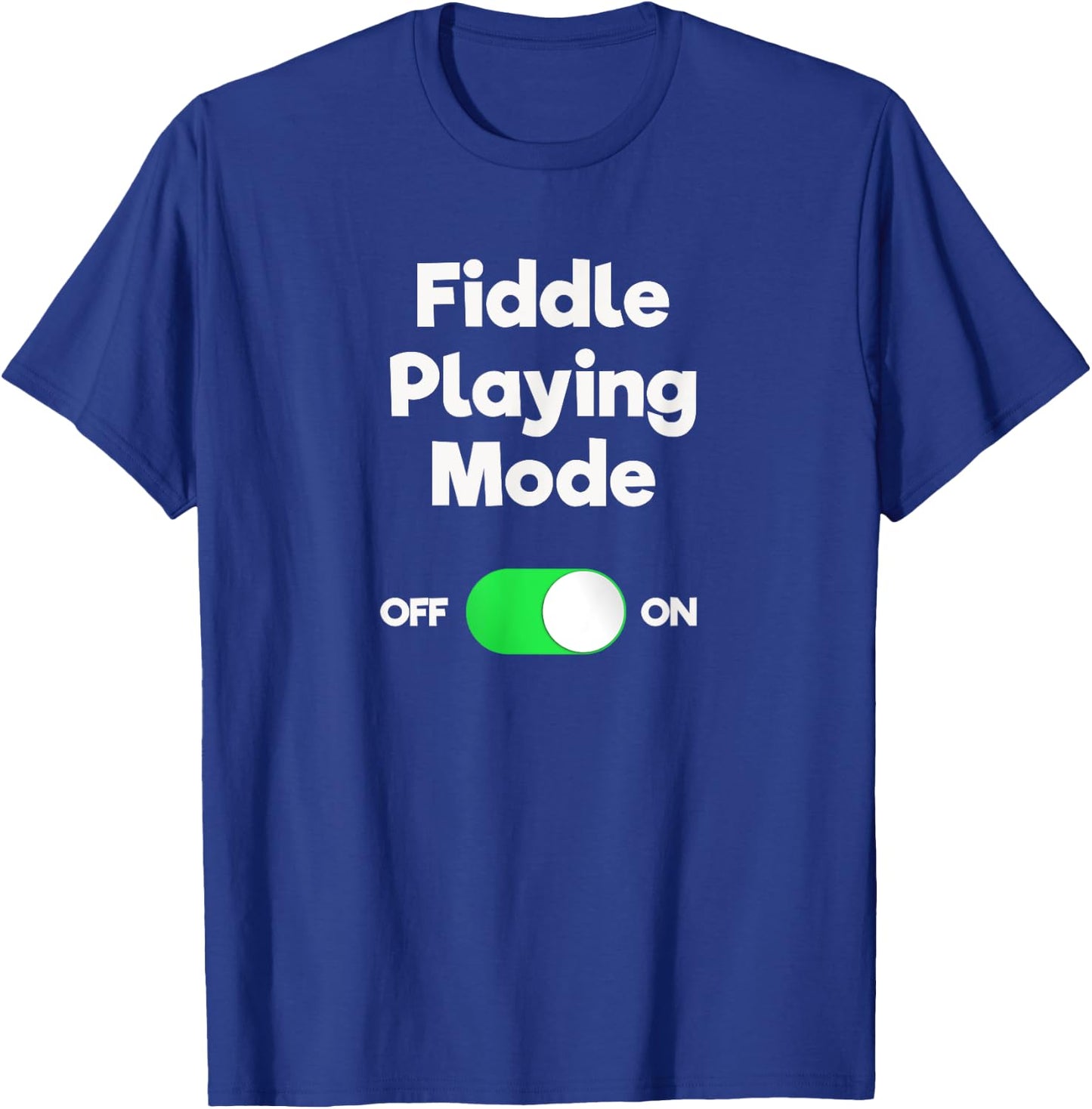 Fiddle - Funny Fiddle Playing Mode T-Shirt - T-Shirt | Royal