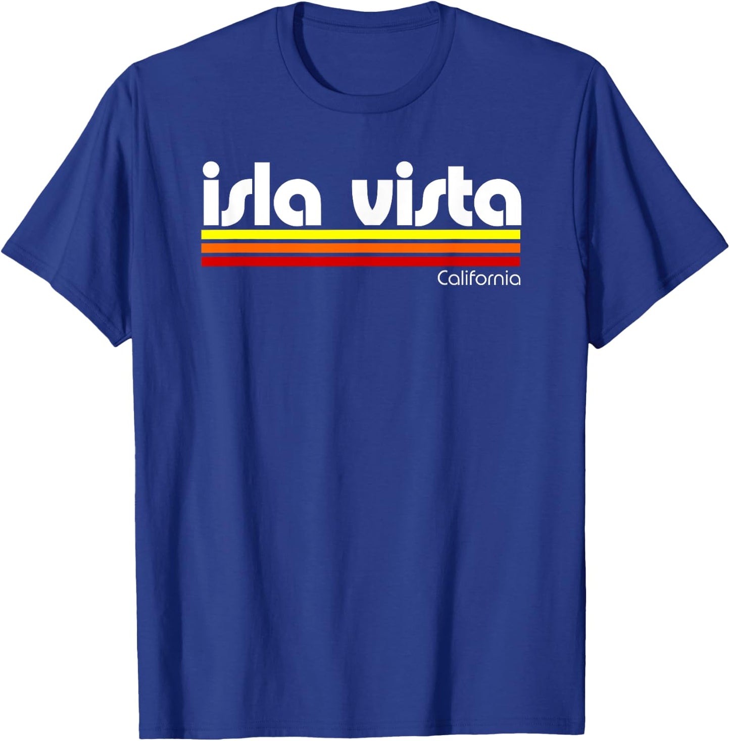 Retro Isla Vista California T-Shirt - T-Shirt | Royal