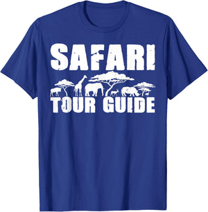 Safari Tour Guide Kenya Tanzania Namibia Animal Gift T-Shirt - T-Shirt | Royal