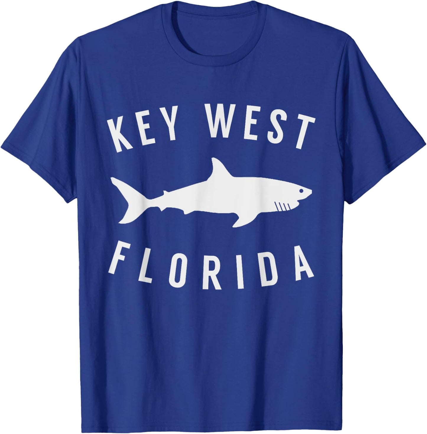 Key West Florida T Shirt Shark FL Souvenirs T-Shirt - T-Shirt | Royal