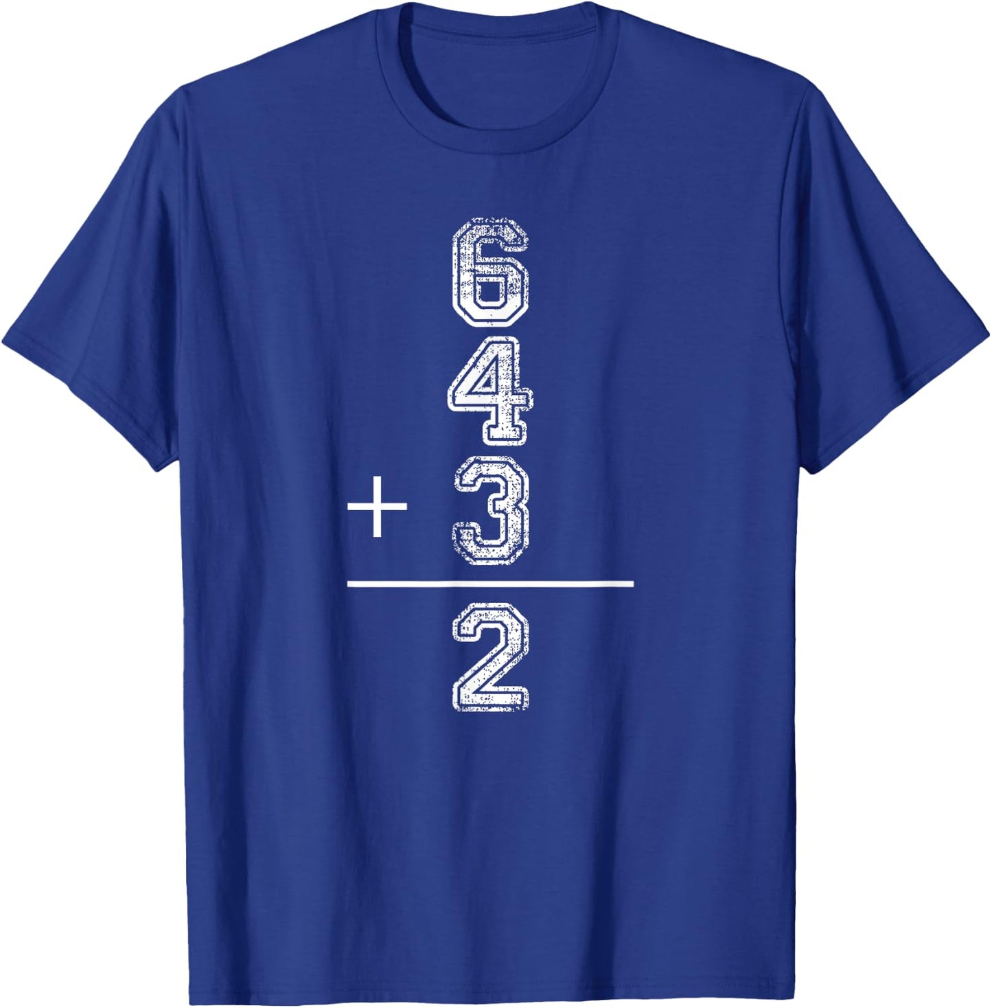 Funny 643 Double Play Baseball T-Shirt - T-Shirt | Royal
