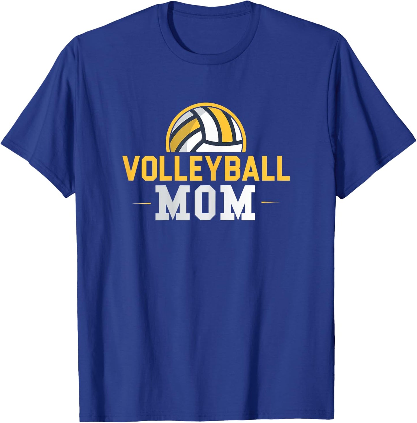 Volleyball Mom Funny Sports Coach Proud Mama Mother's Day T-Shirt - T-Shirt | Royal