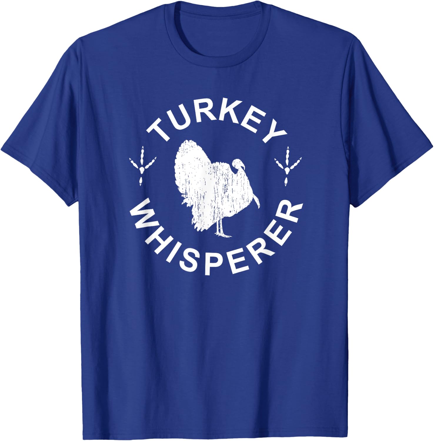 Strutting Turkey Hunting with a Vintage Look for Hunters T-Shirt - T-Shirt | Royal