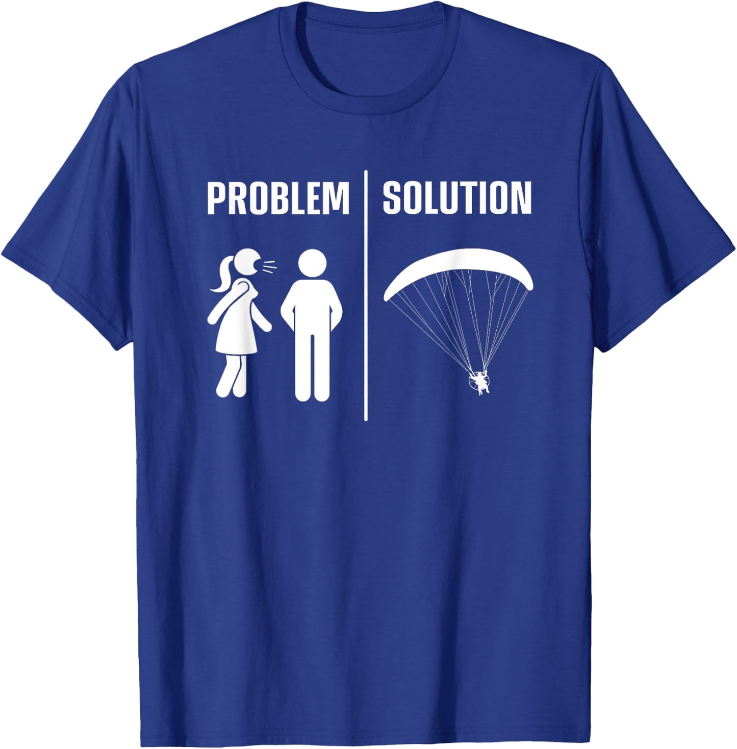 Paramotor Design Husband Paramotoring PPG Paramotor T-Shirt - T-Shirt | Royal