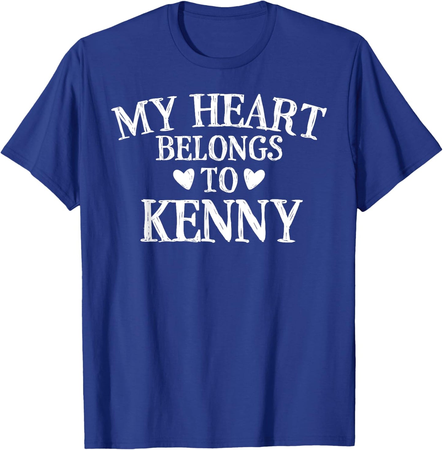 Kenny - My Heart Belongs To Kenny - Kenny Lover T-Shirt - T-Shirt | Royal