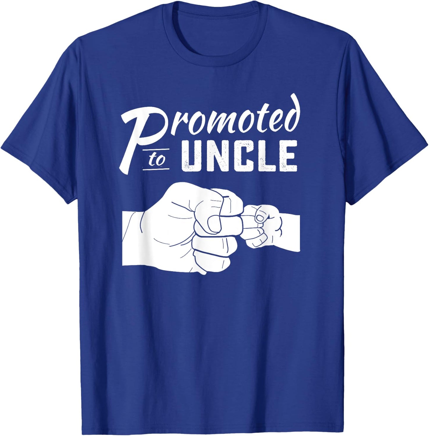 Promoted to Uncle baby announcement 2024 T-Shirt - T-Shirt | Royal