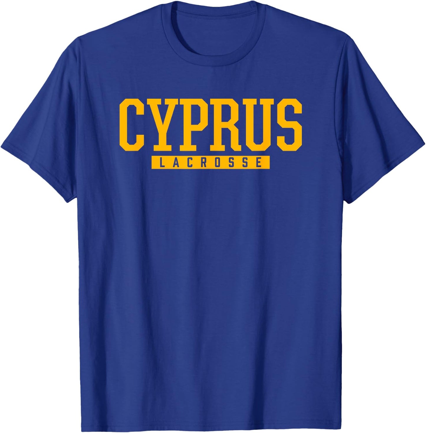 Cyprus High School Lacrosse T-Shirt - T-Shirt | Royal