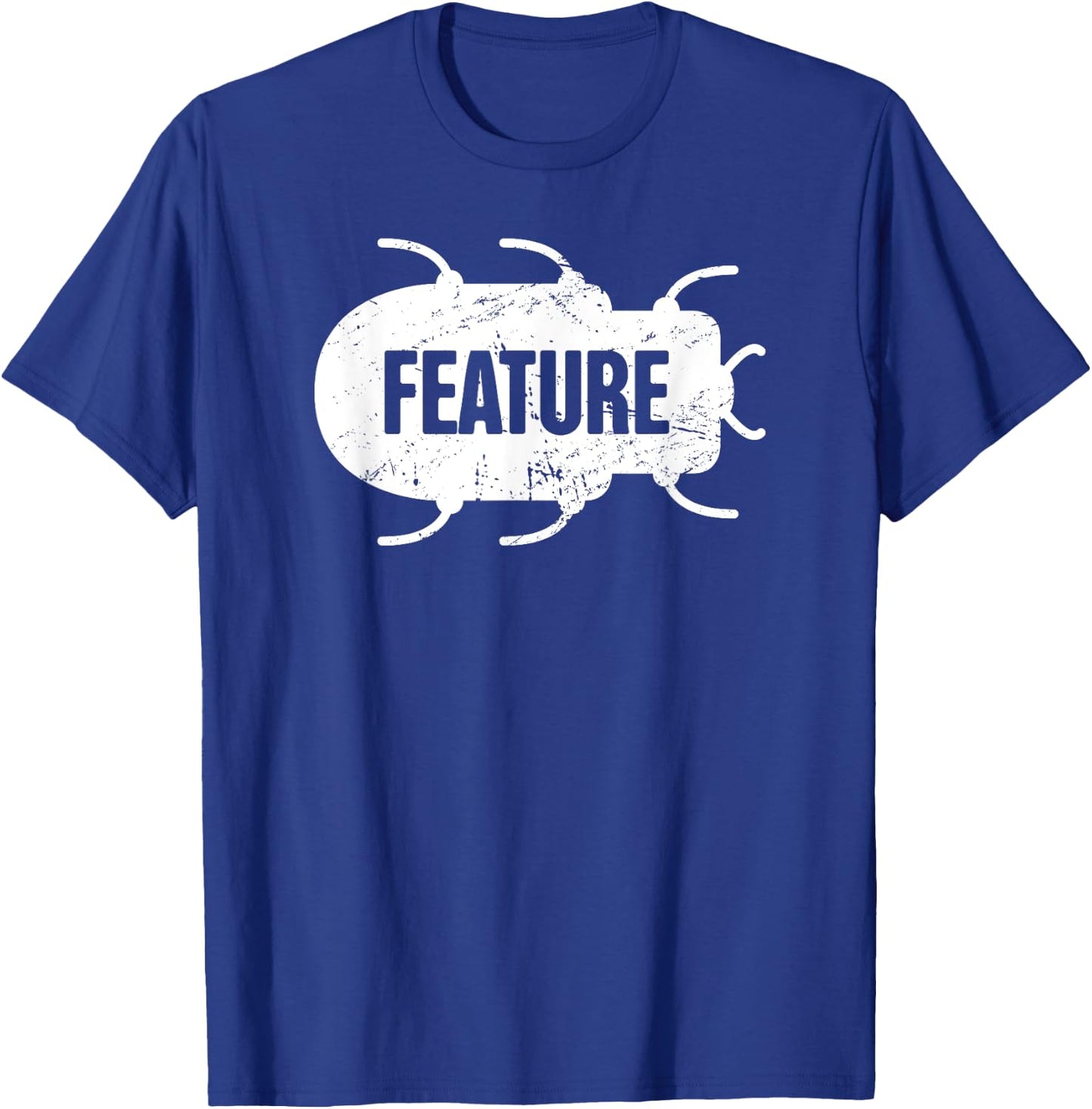 BUG | Distressed Software Engineer T-Shirt - T-Shirt | Royal
