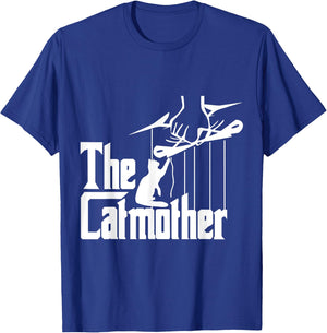 The Catmother Funny Cat Quote for Mothers Women Kids T-Shirt - T-Shirt | Royal