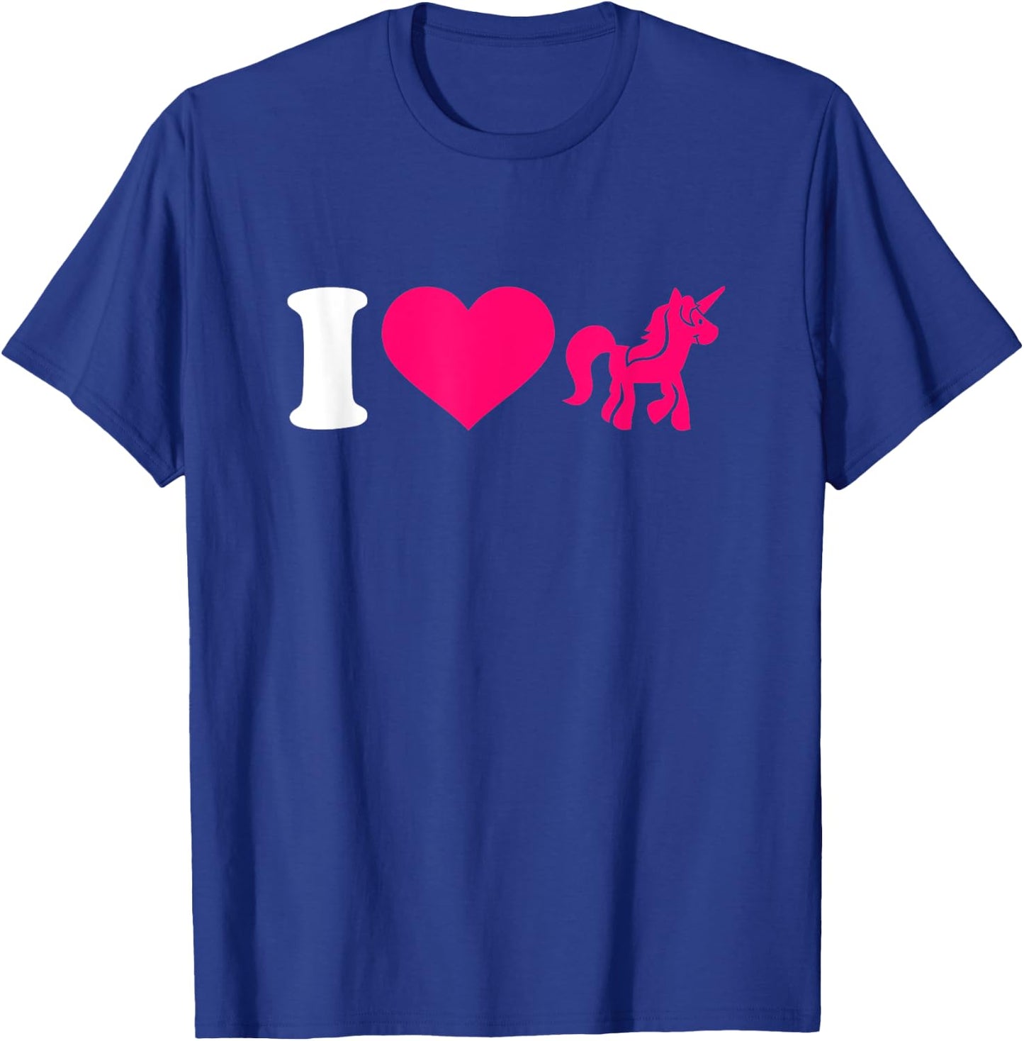 I love unicorns T-Shirt - T-Shirt | Royal
