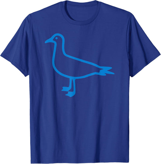 Blue seagull T-Shirt - T-Shirt | Royal