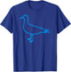 Blue seagull T-Shirt - T-Shirt | Royal