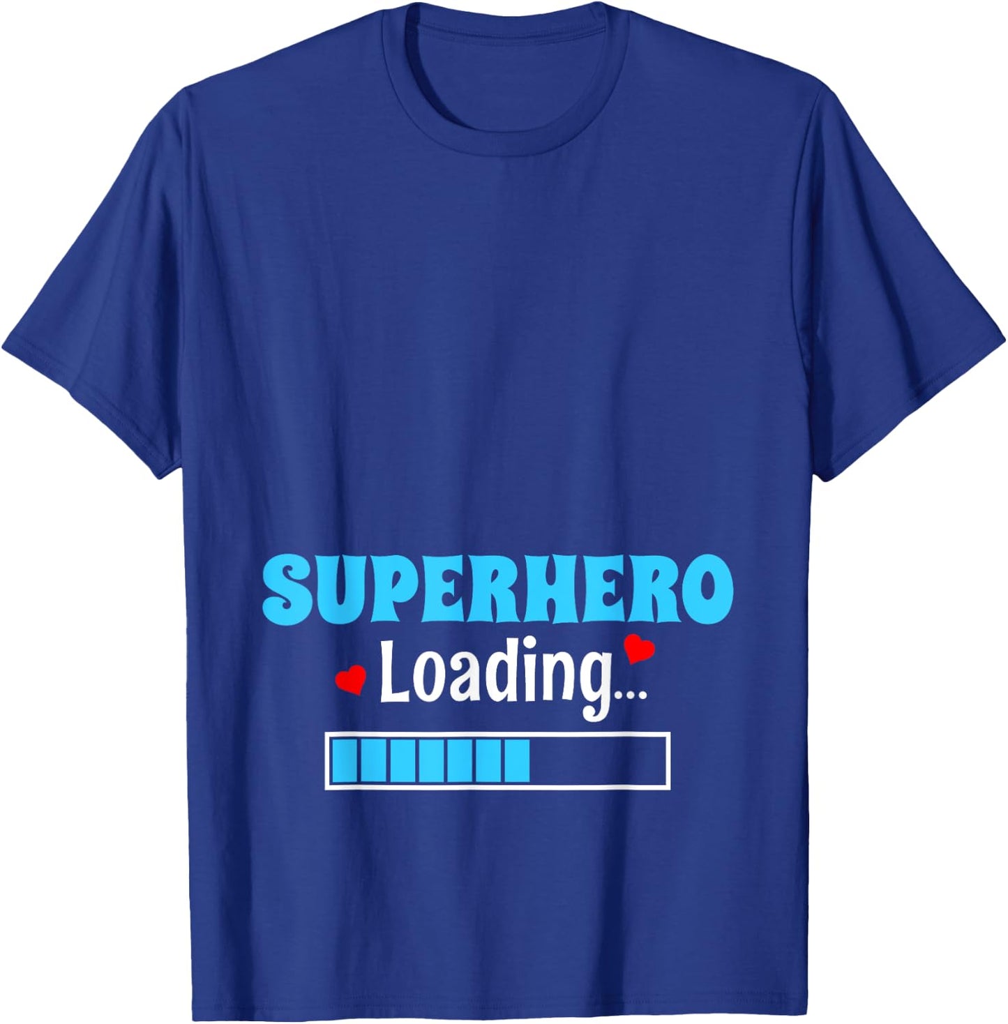 Superhero Loading Funny Pregnancy Motherhood Gift T-Shirt - T-Shirt | Royal