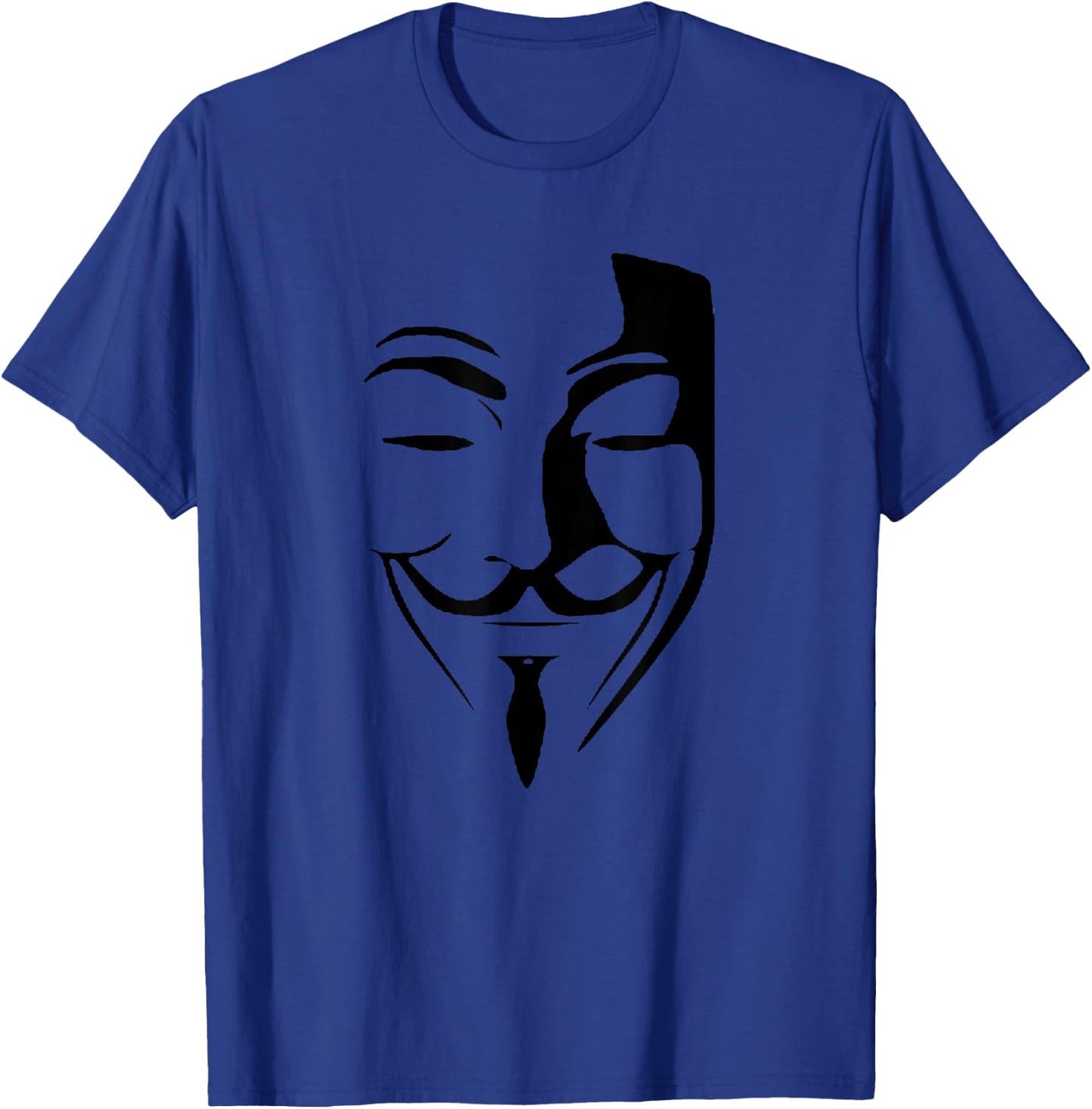 Anonymous Mask T-Shirt - T-Shirt | Royal