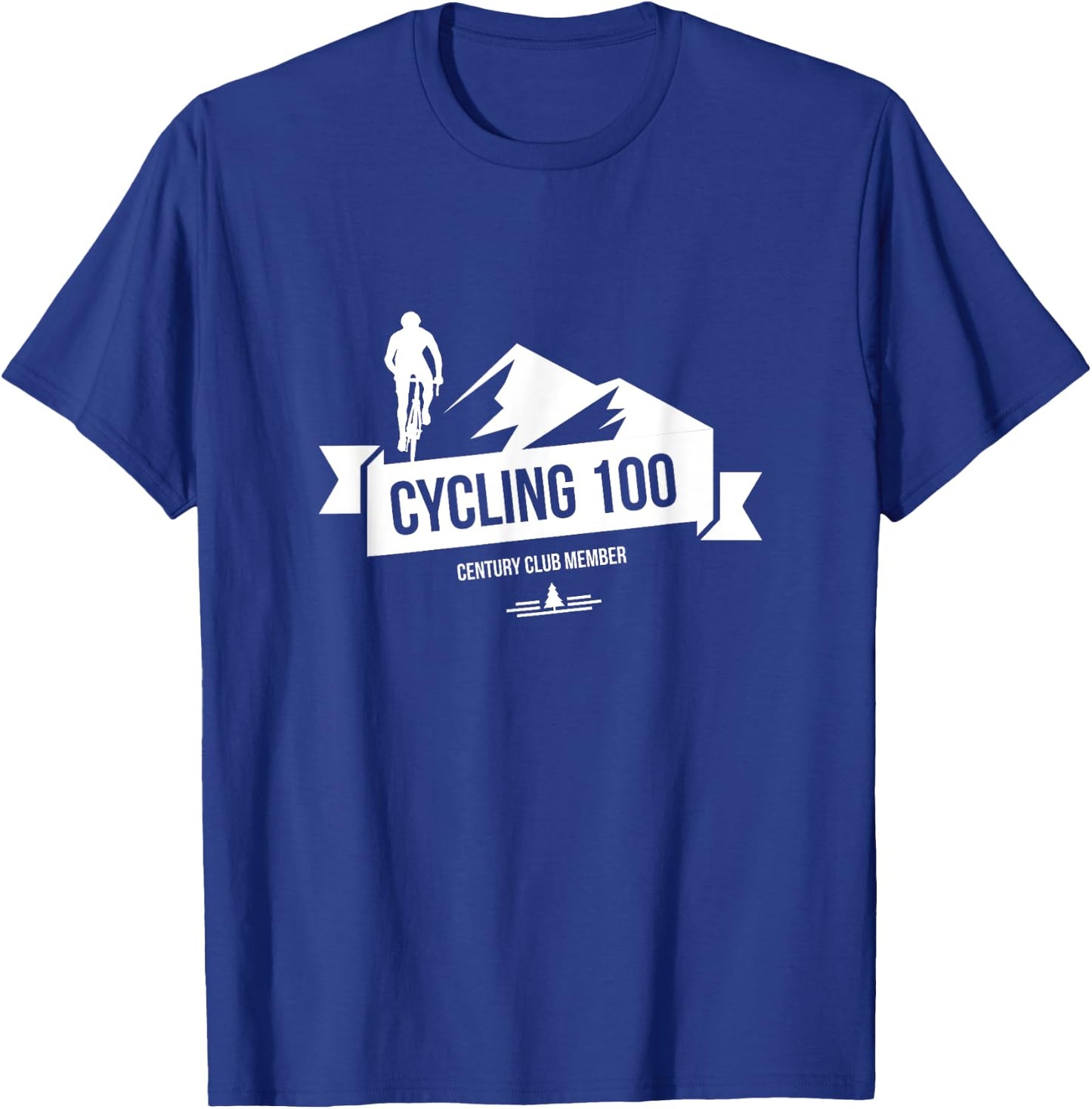 Cycling 100 Century Club Member Shirt T-Shirt - T-Shirt | Royal
