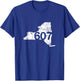 Ithaca Area Code 607 Shirt, New York Souvenir Gift T-Shirt - T-Shirt | Royal