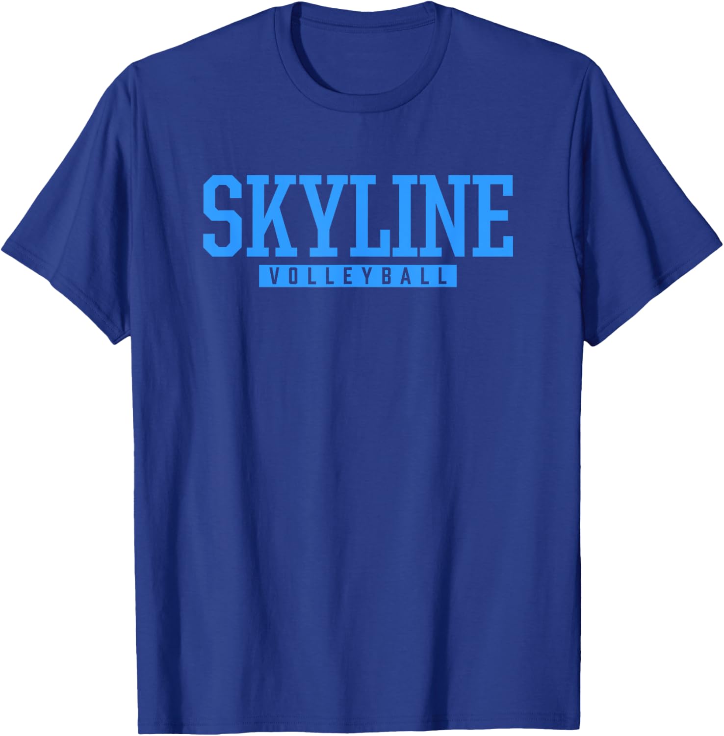 Skyline High School Volleyball T-Shirt - T-Shirt | Royal