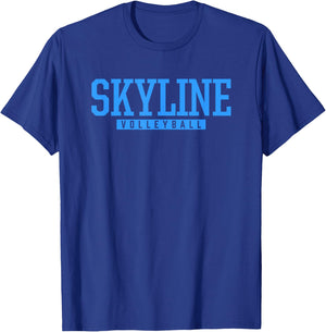 Skyline High School Volleyball T-Shirt - T-Shirt | Royal